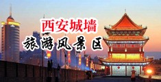 黑人扒开女人阴口男人捅中国陕西-西安城墙旅游风景区